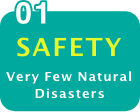 01 SAFETY Very Few Natural Disasters